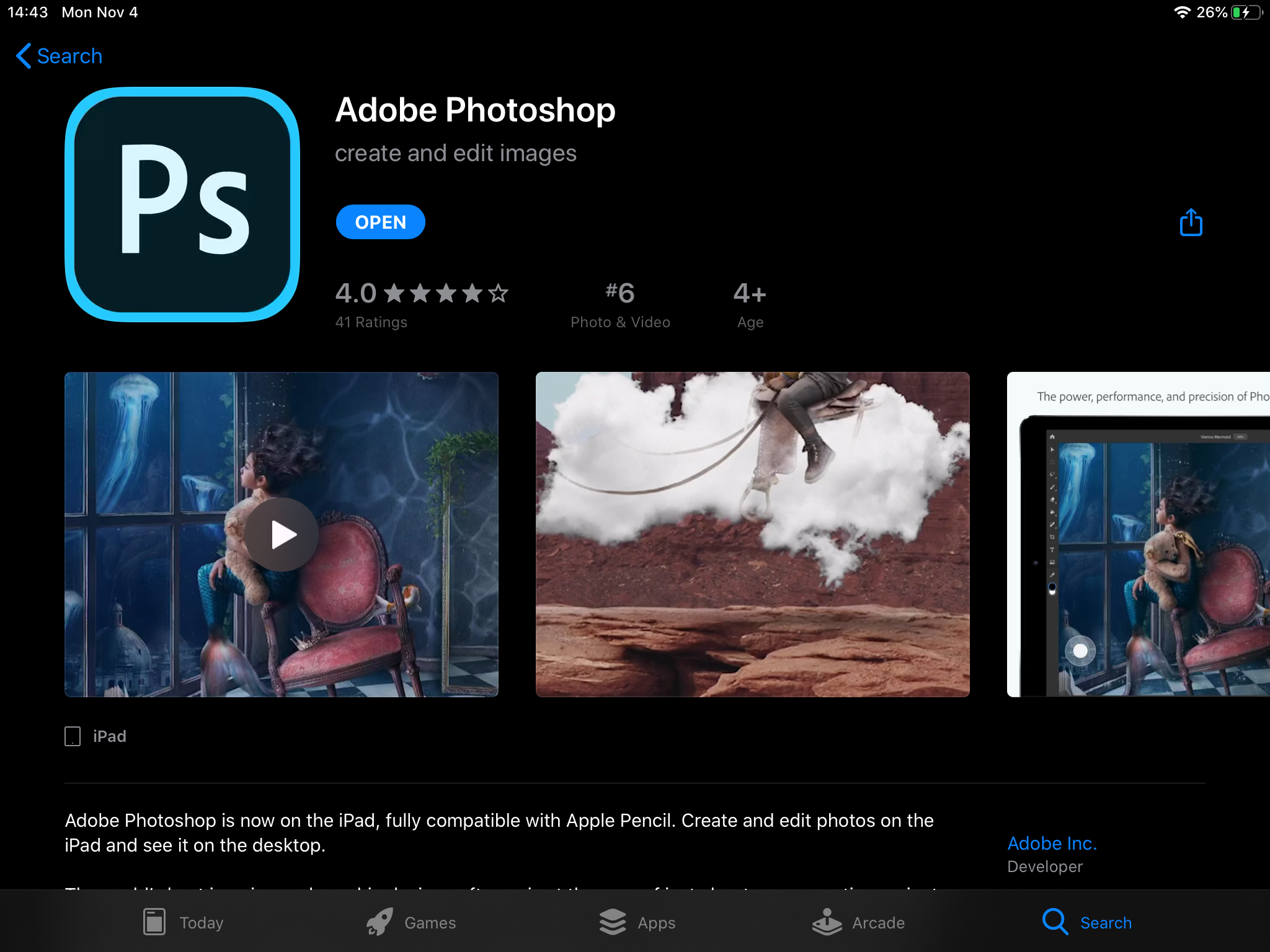 get photoshop for free on my mac